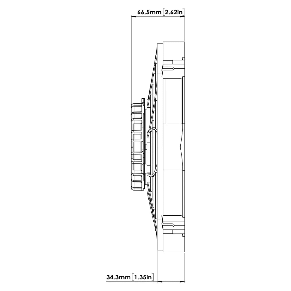 DC0126 - Brushless 10" High power Thermatic Electric Fan (24V)