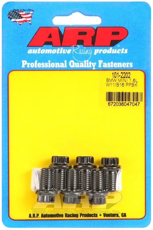 101-2202 - ARP Mini 1.6L W11/B16 Pressure Plate Bolt Kit