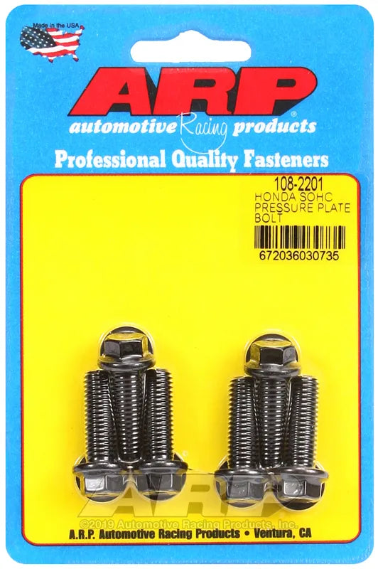 108-2201 - ARP Honda SOHC Pressure Plate Bolt Kit (6)