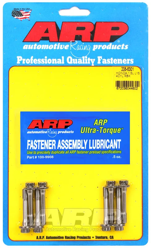 208-6301 - ARP Honda/Acura 1.5L L15 Rod Bolt Kit