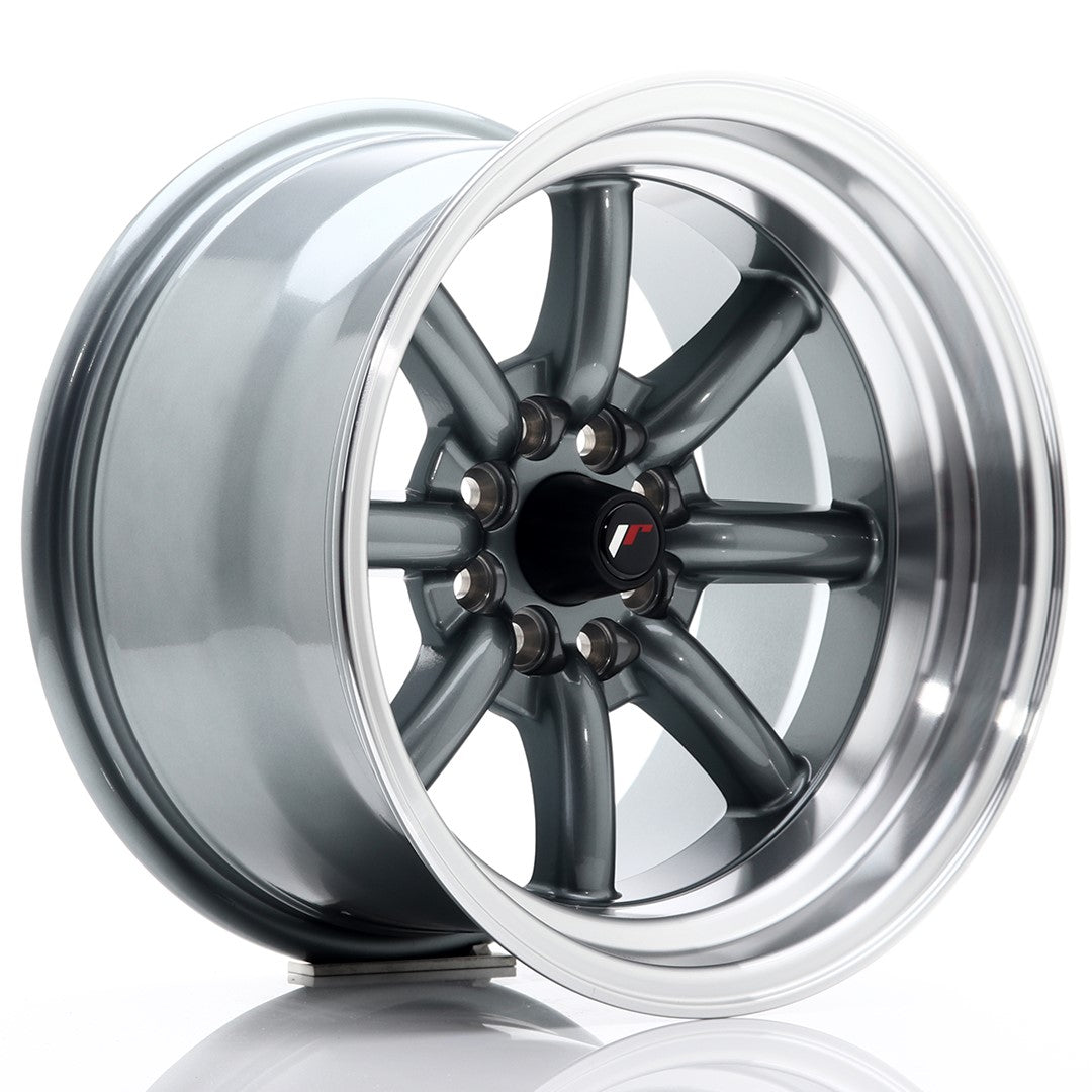 JR Wheels JR19 15x9 ET-13 4x100/114 Gun Metal CB: 73,1
