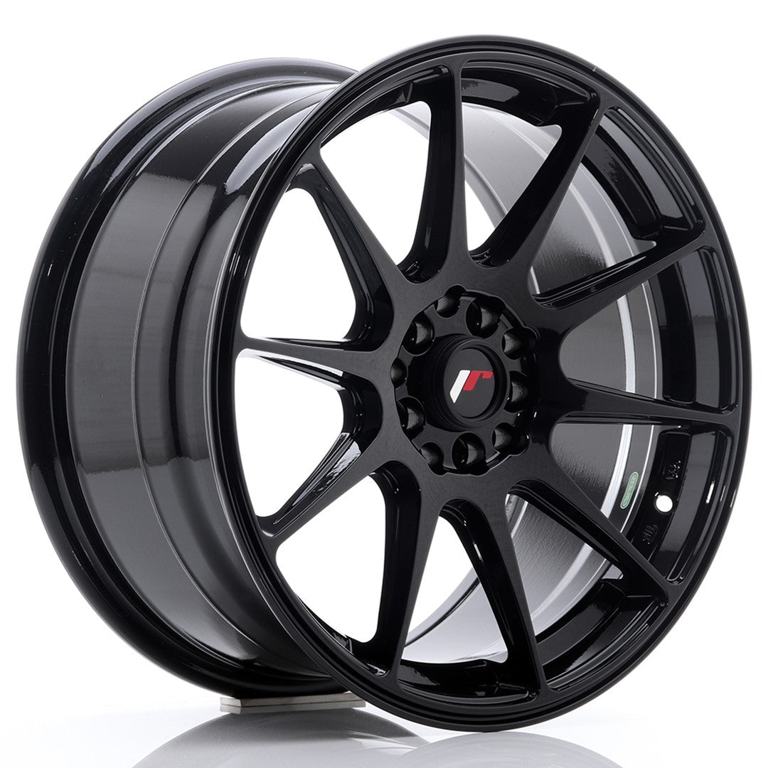 JR Wheels JR11 17x8,25 ET35 5x100/114,3 Glossy Black CB: 73,1