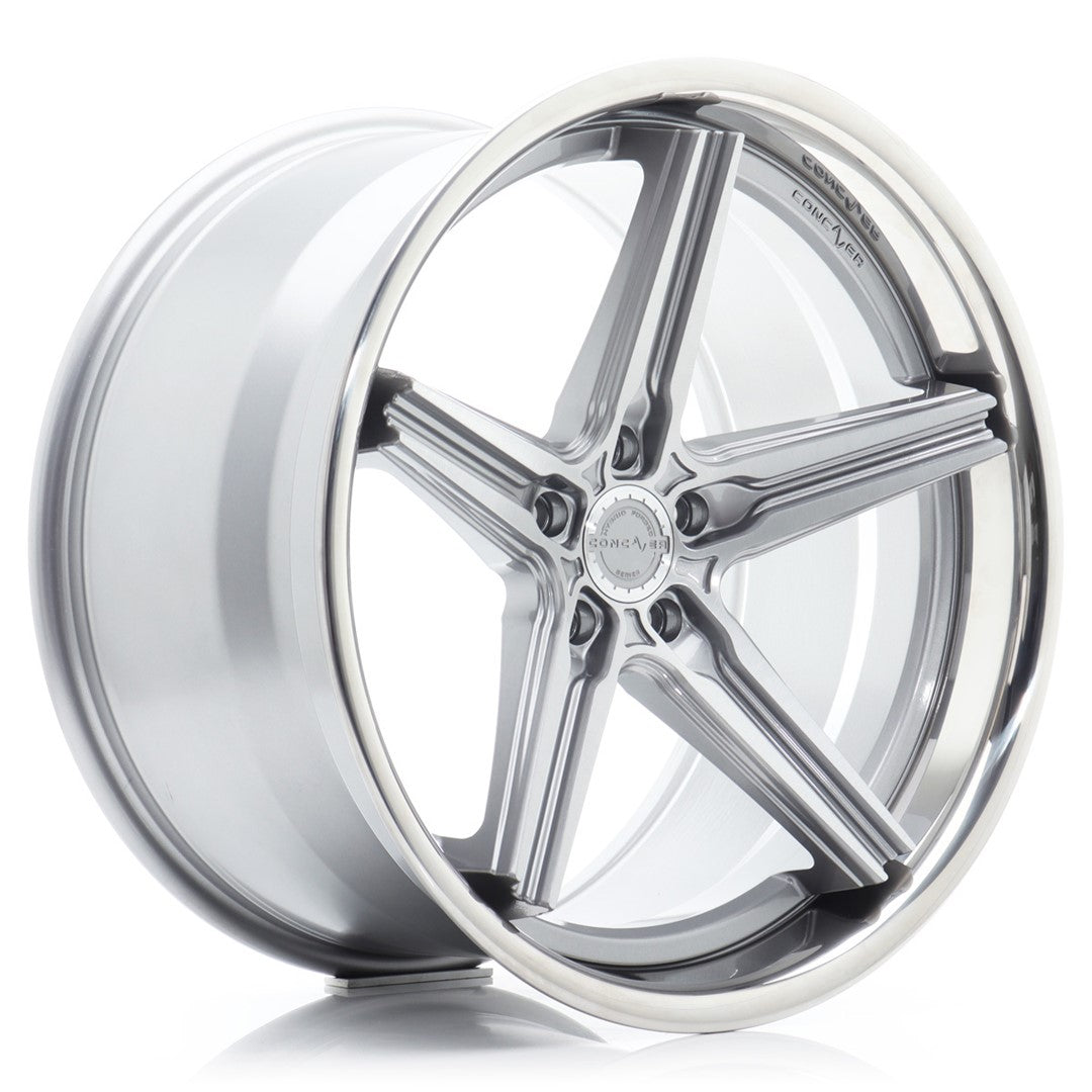 Concaver CVR9 19x8 ET20-42 BLANK Brushed Titanium CB: 72,6