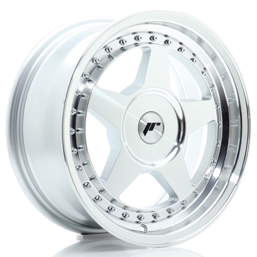 JR Wheels JR6 16x7 ET20-35 BLANK Silver Machined Face CB: 67,1