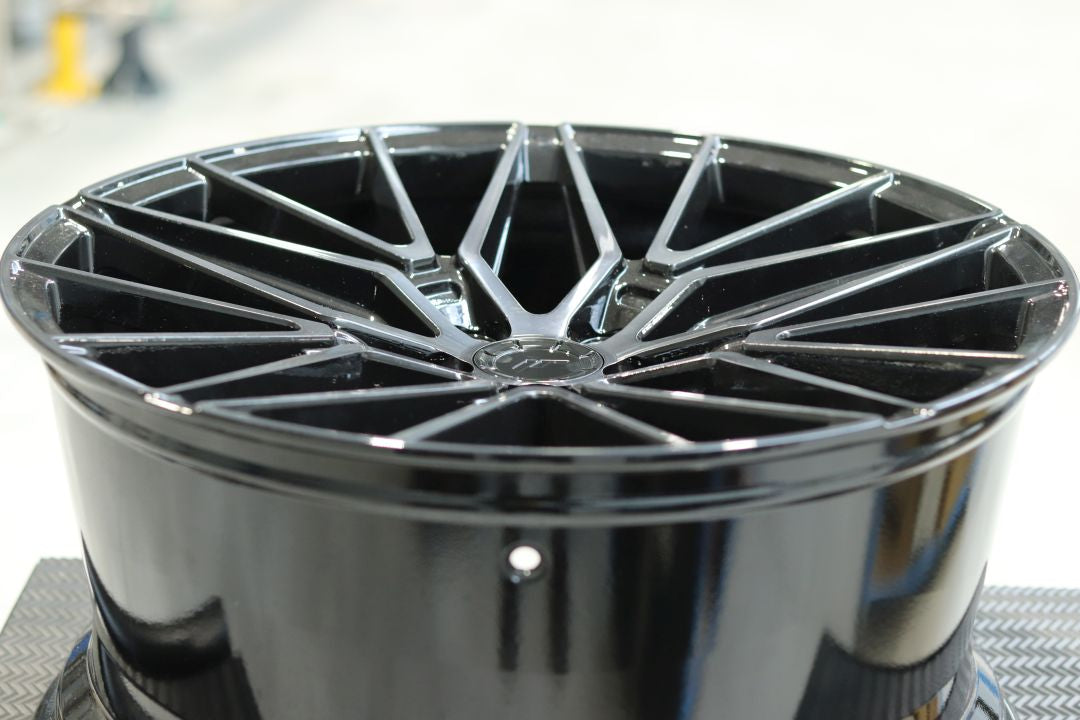 JR Wheels JR38 20x10 Black Brushed w/ Tinted Face
