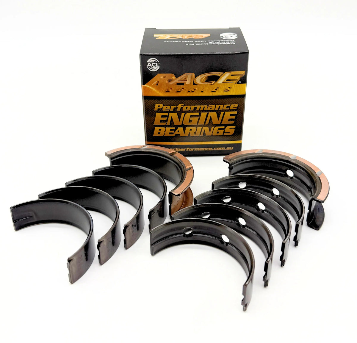 5M7298HXX - Main bearing set (ACL Race Series) with 0.05mm (0.002”) extra clearance