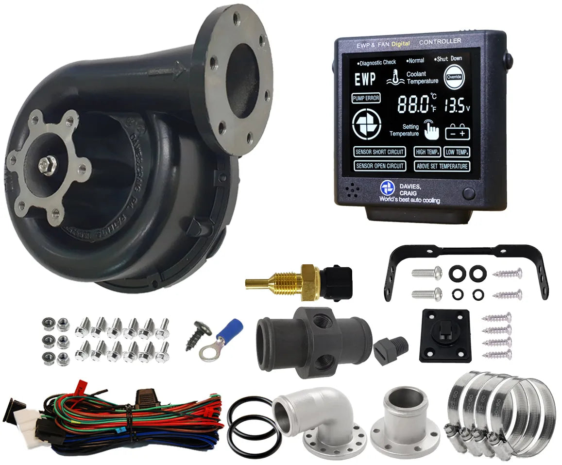 DC8980 - EWP140 Black Combo - Remote Electric Water Pump & Controller (12V)