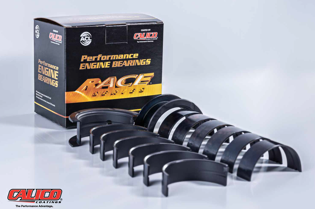 5M1237HXC - Main bearing set (ACL Race Series Calico CT-1 coating) with 0.025mm (0.001”) extra clearance