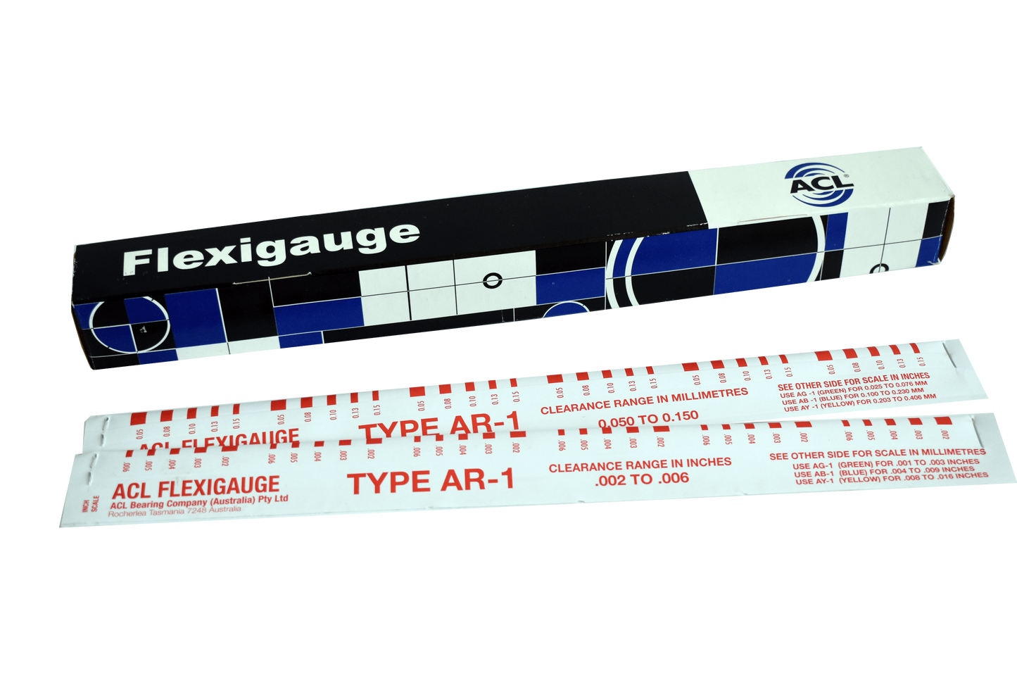 AR-1 FLEXIGAUGE RØD .051 - .152mm
