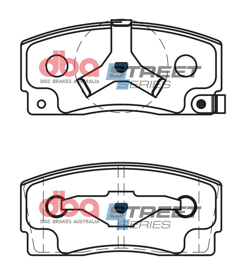DB1125SS Brake Pads Street Series Ceramic | Front Axle