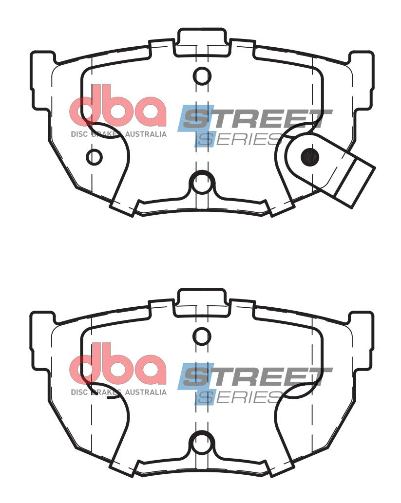 DB1166SS Brake Pads Street Series Ceramic | Rear Axle