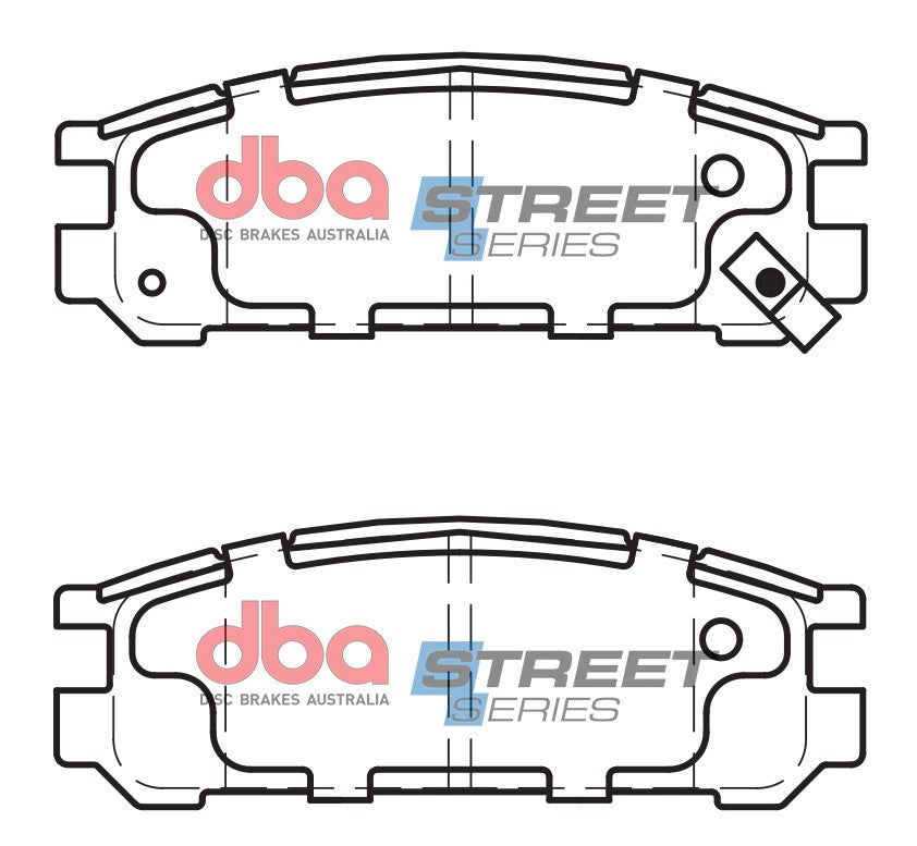 DB1186SS Brake Pads Street Series Ceramic | Rear Axle