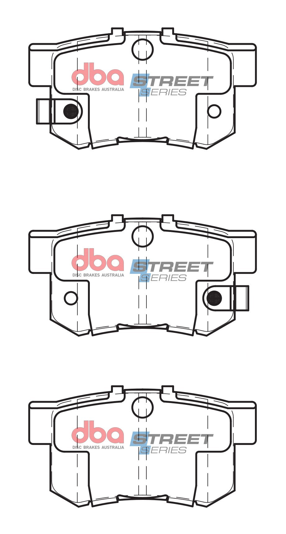 DB1230SS Brake Pads Street Series Ceramic | Rear Axle