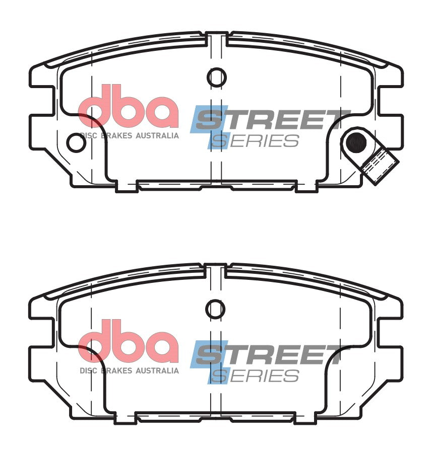 DB1238SS Brake Pads Street Series Ceramic | Rear Axle