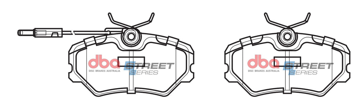 DB1258SS Brake Pads Street Series Ceramic | Front Axle