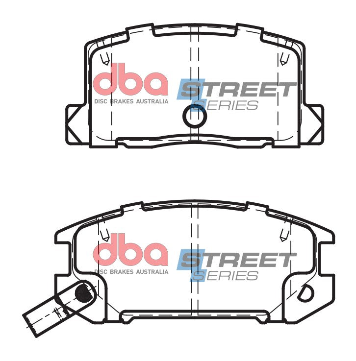DB1260SS Brake Pads Street Series Ceramic | Rear Axle