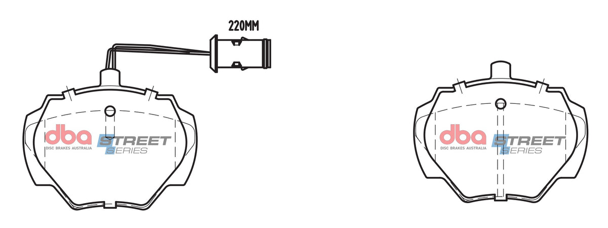 DB1285SS Brake Pads Street Series Ceramic | Rear Axle