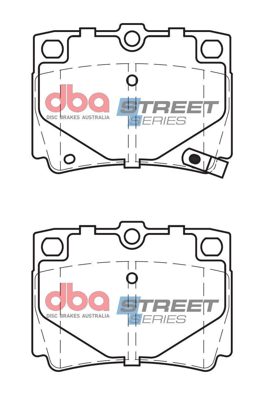 DB1390SS Brake Pads Street Series Ceramic | Rear Axle
