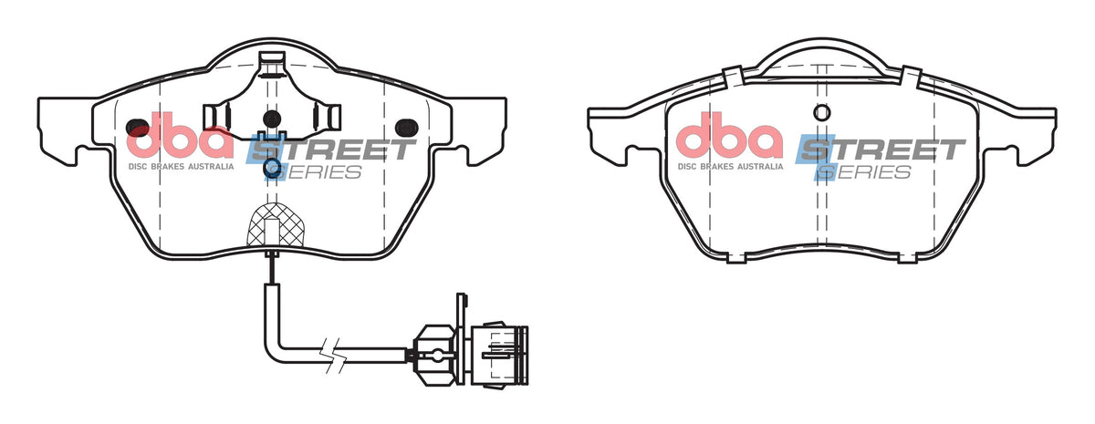 DB1404SS Brake Pads Street Series Ceramic | Front Axle