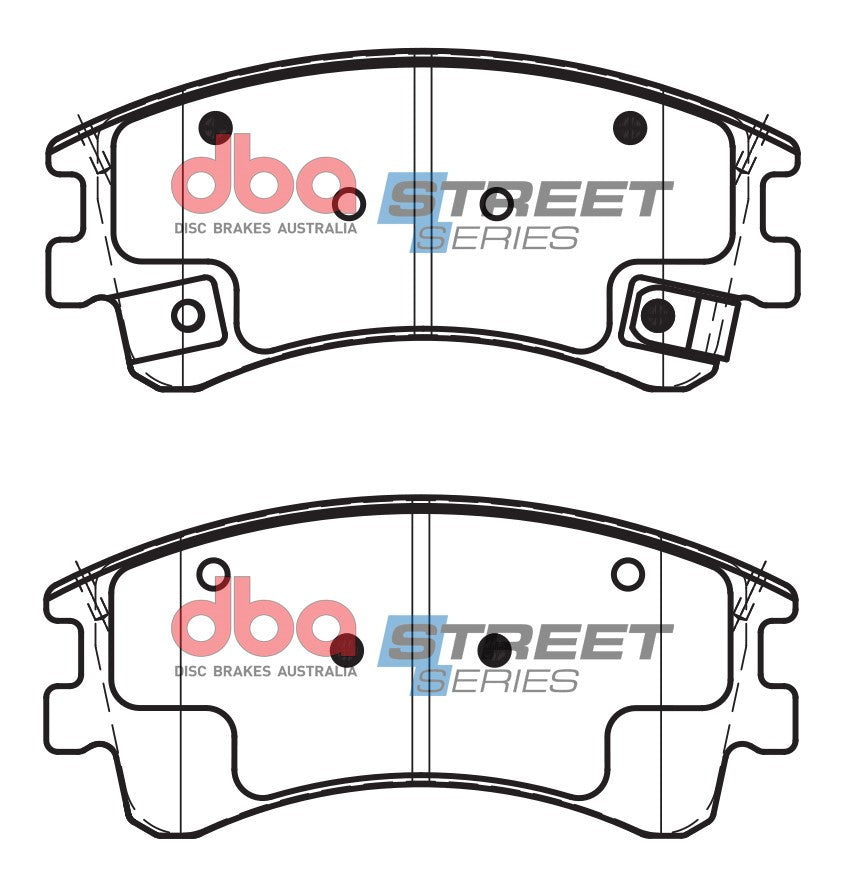 DB1484SS Brake Pads Street Series Ceramic | Front Axle