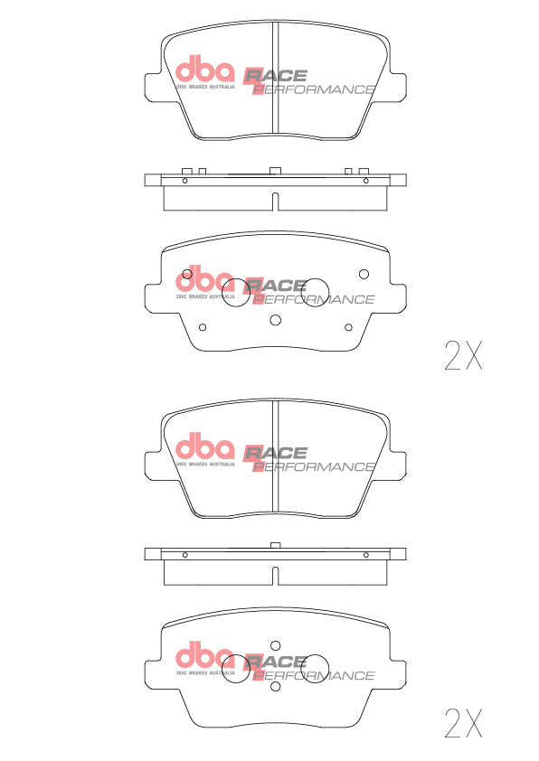 DB15013RP Brake Pads Race Performance