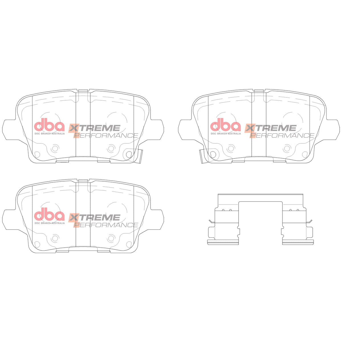 DB15019XP Brake Pads Xtreme Performance | Rear Axle