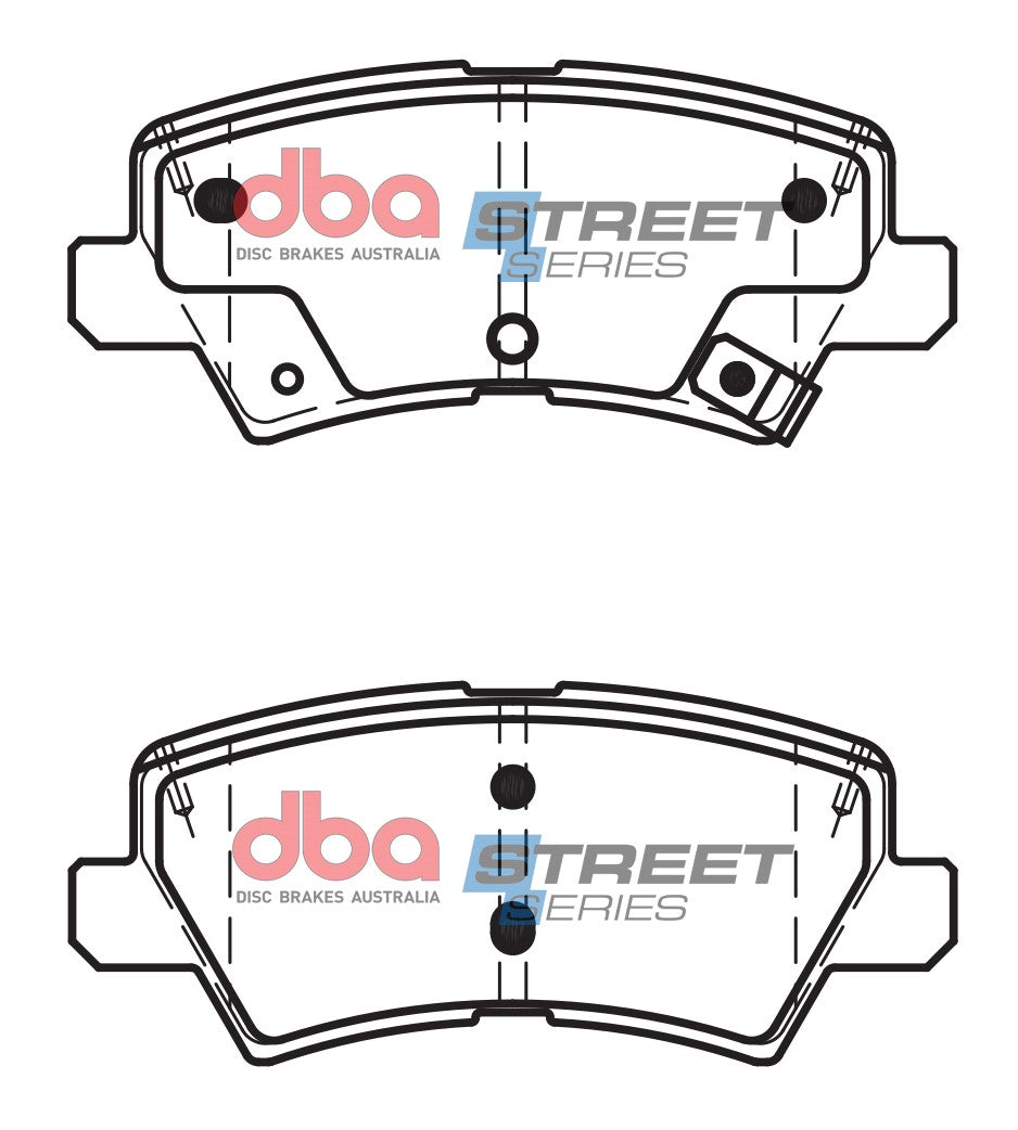 DB15057SS Brake Pads Street Series Ceramic | Rear Axle