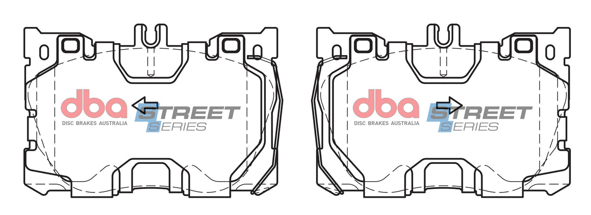 DB15062SS Brake Pads Street Series Ceramic | Front Axle