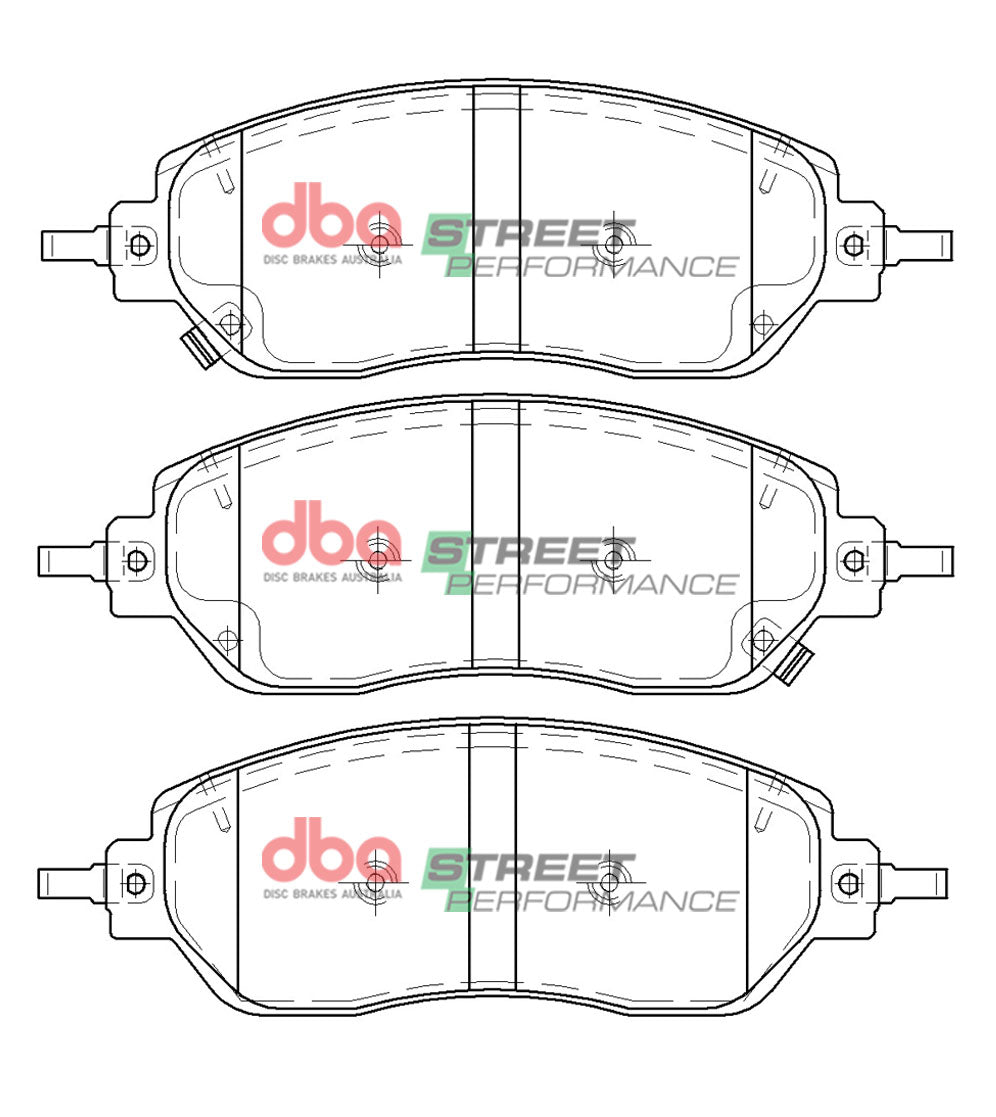 DB15093SP Brake Pads Street Performance | Front Axle
