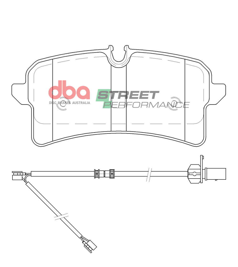 DB15096SP Brake Pads Street Performance | Rear Axle