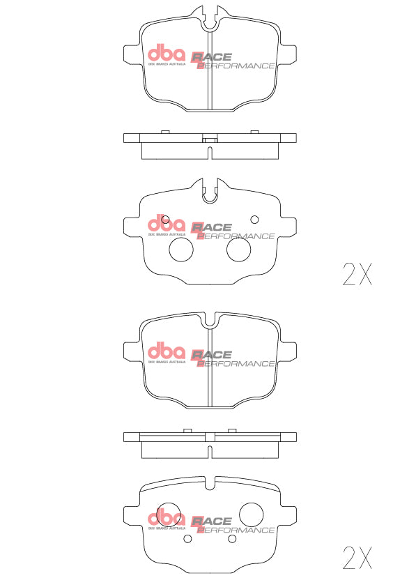 DB15109RP Brake Pads Race Performance