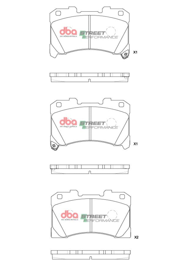 DB15147SP Brake Pads Street Performance | Front Axle