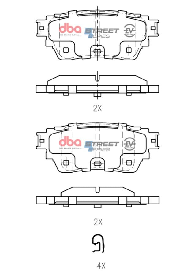 DB15223SSEV Brake Pads Street Series