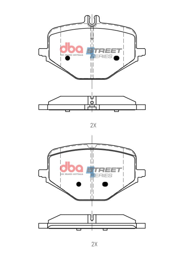 DB15266SS Brake Pads Street Series | Front Axle