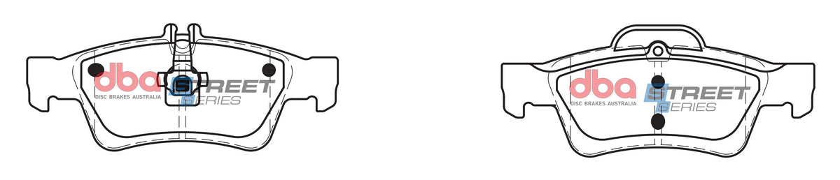 DB1657SS Brake Pads Street Series Ceramic | Rear Axle