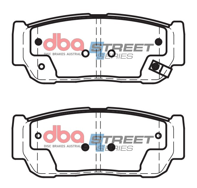 DB1673SS Brake Pads Street Series Ceramic | Rear Axle