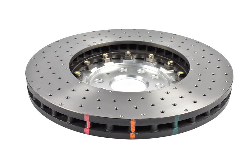 DBA53927SLVXD 5000 series - Crossed Drilled & Dimpled Silver Hat