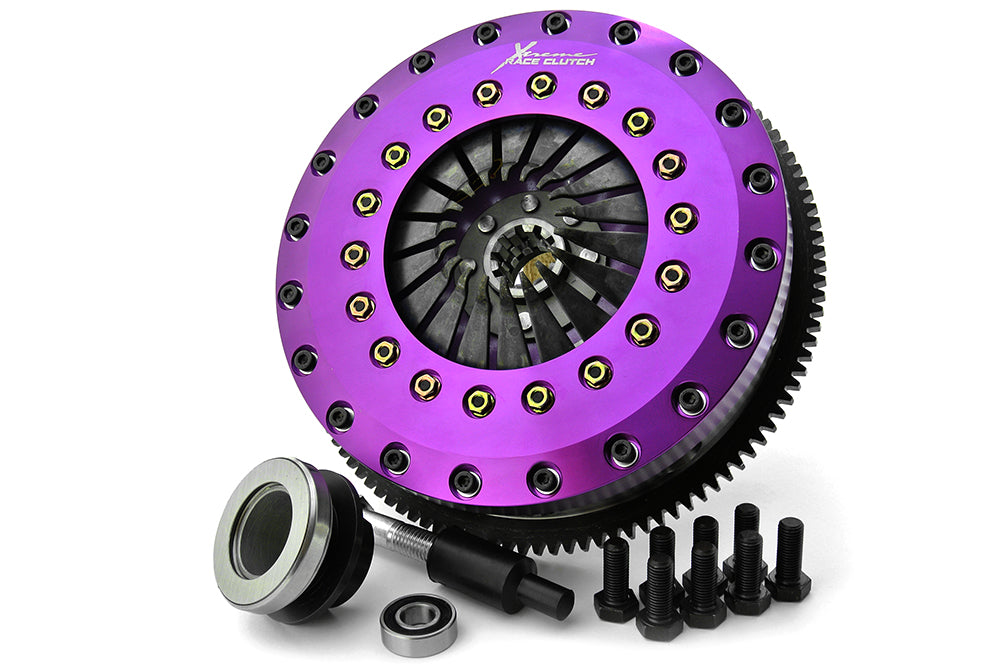 Xtreme Performance - 230mm Rigid Ceramic Twin Plate Clutch Kit Incl Flywheel 1800Nm KBM23550-2E