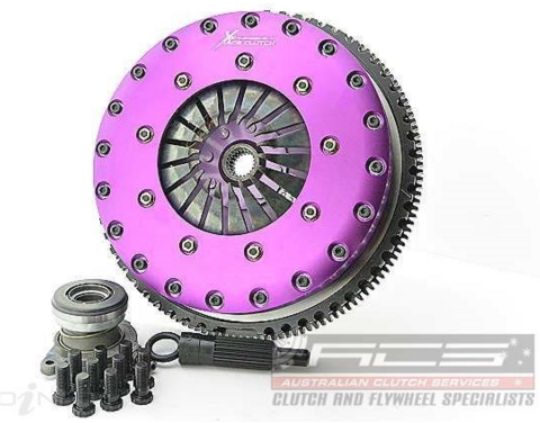 Xtreme Performance - 230mm Rigid Ceramic Twin Plate Clutch Kit Incl Flywheel & CSC 1800Nm KFD23648-2E