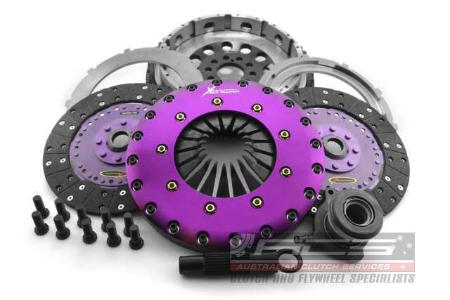 Xtreme Performance - 230mm Organic Twin Plate Clutch Kit Incl Flywheel & CSC 1200Nm KFD23648-2G