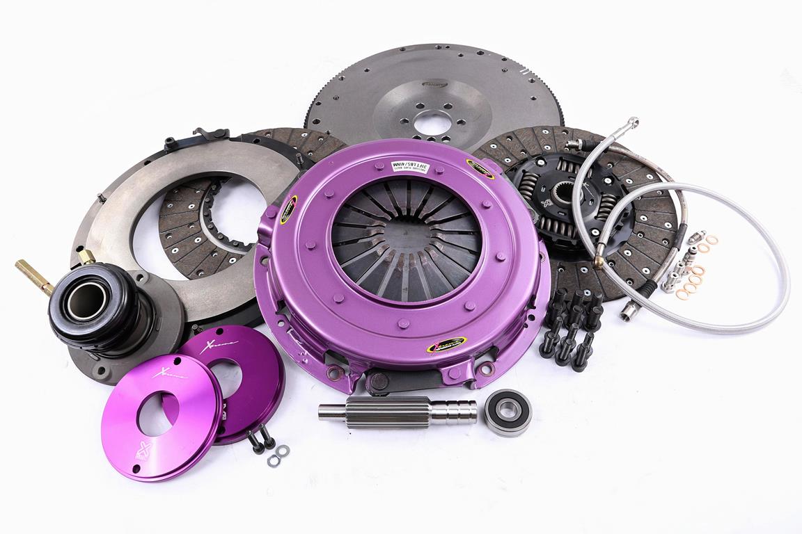 Xtreme Performance - 270mm Organic Twin Sprung Plate Clutch Kit Incl Flywheel & CSC 1000Nm KGM27631-2A