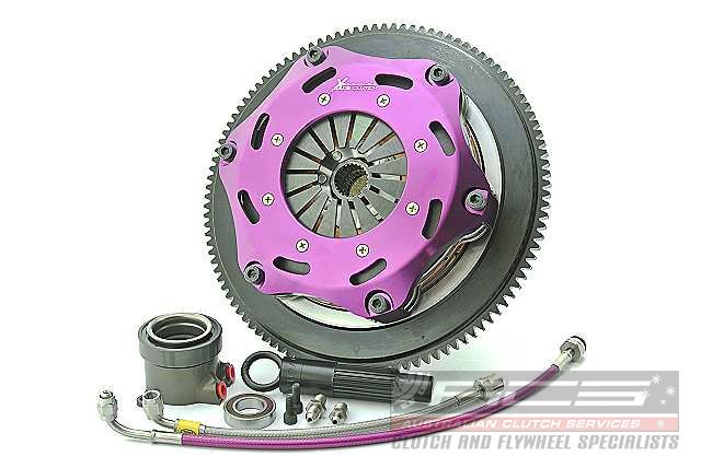 Xtreme Performance - 184mm Rigid Ceramic Twin Plate Clutch Kit Incl Flywheel & CSC 1220Nm KHN18629-2E