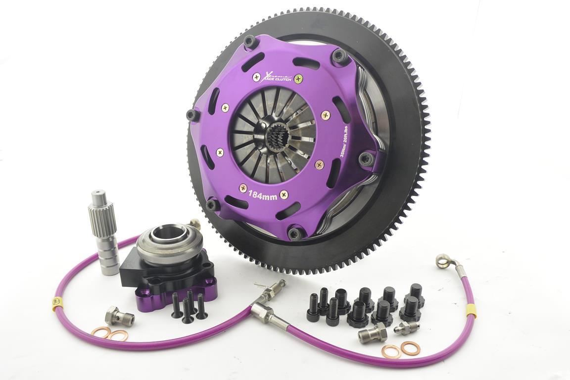 Xtreme Performance - 184mm Rigid Ceramic Triple Plate Clutch Kit Incl Flywheel & CSC KMI18682-3E