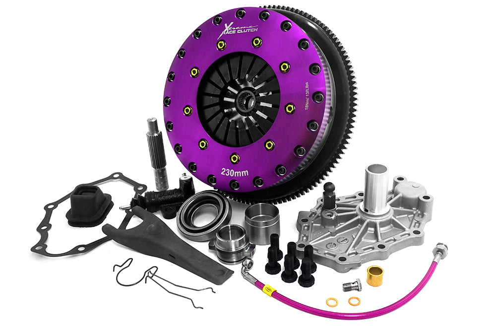 Xtreme Performance - 230mm Organic Twin Plate Clutch Kit Incl Flywheel 1200Nm KNI23582-2G
