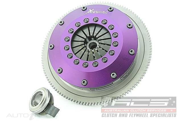 Xtreme Performance - 200mm Sprung Ceramic Twin Plate Clutch Kit Incl Flywheel 1200Nm KSU20522-2B