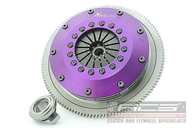 Xtreme Performance - 200mm Sprung Ceramic Twin Plate Clutch Kit Incl Flywheel 1200Nm KSU20526-2B