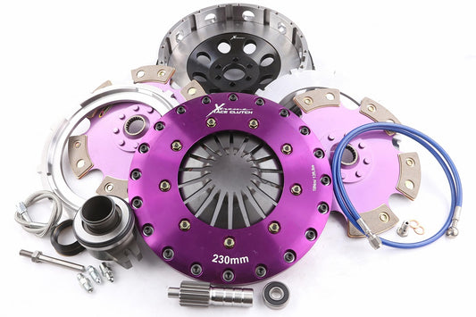 Xtreme Performance - 230mm Rigid Ceramic Twin Plate Clutch Kit Incl Flywheel & CSC 1800Nm KTY23683-2E