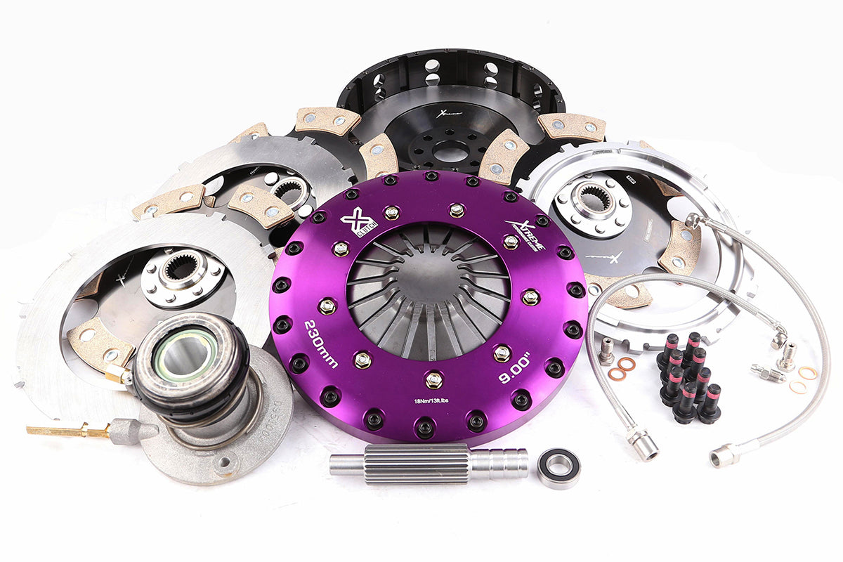 Xtreme Motorsport - 230mm Rigid Ceramic Triple Plate Clutch Kit QUAIFE 26x28.6mm KTY23692-3E