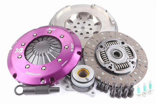 Clutch Kit - Xtreme Performance Heavy Duty Organic Incl Flywheel & CSC - CONVERSION TO SOLID FLYWHEEL does have a significant increase in noise and harmonics - 600NM KTY24646-1A