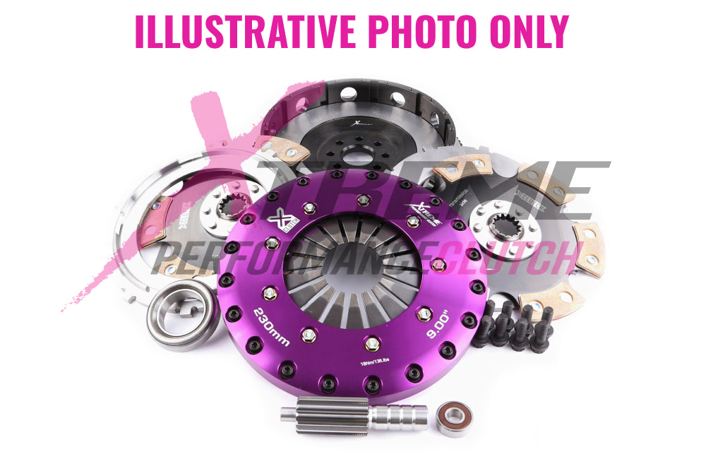 Xtreme Performance - 230mm Rigid Ceramic Twin Plate Clutch Kit Incl Flywheel 1800Nm KSU23540-2E
